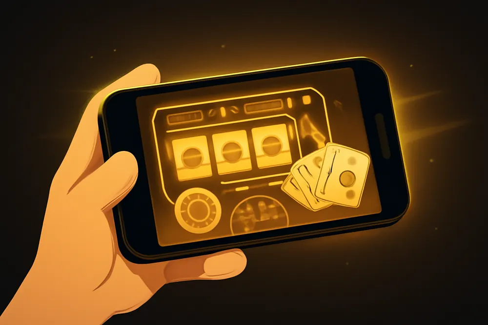 Okostelefon az amunra casino app mobilos kaszinó felületével